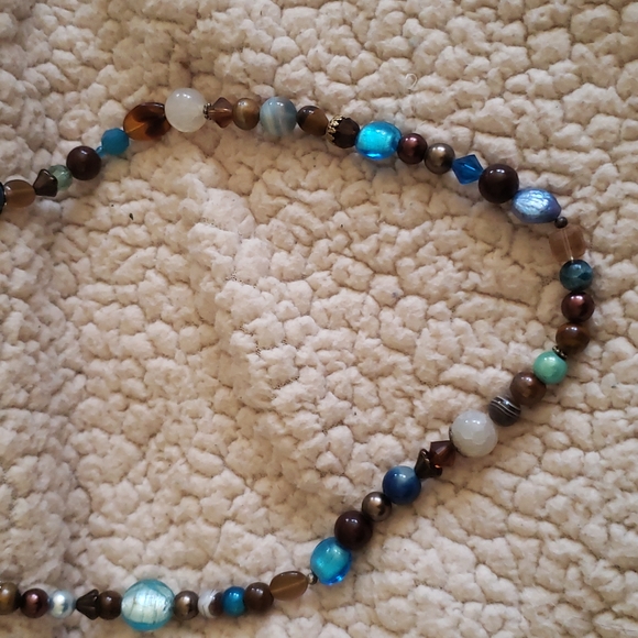 Entirely Hand Made(Beads as well)Specialty Locally made in Idaho Beaded Necklace - Picture 3 of 5
